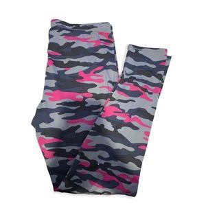 Pink & Gray Camo Leggings